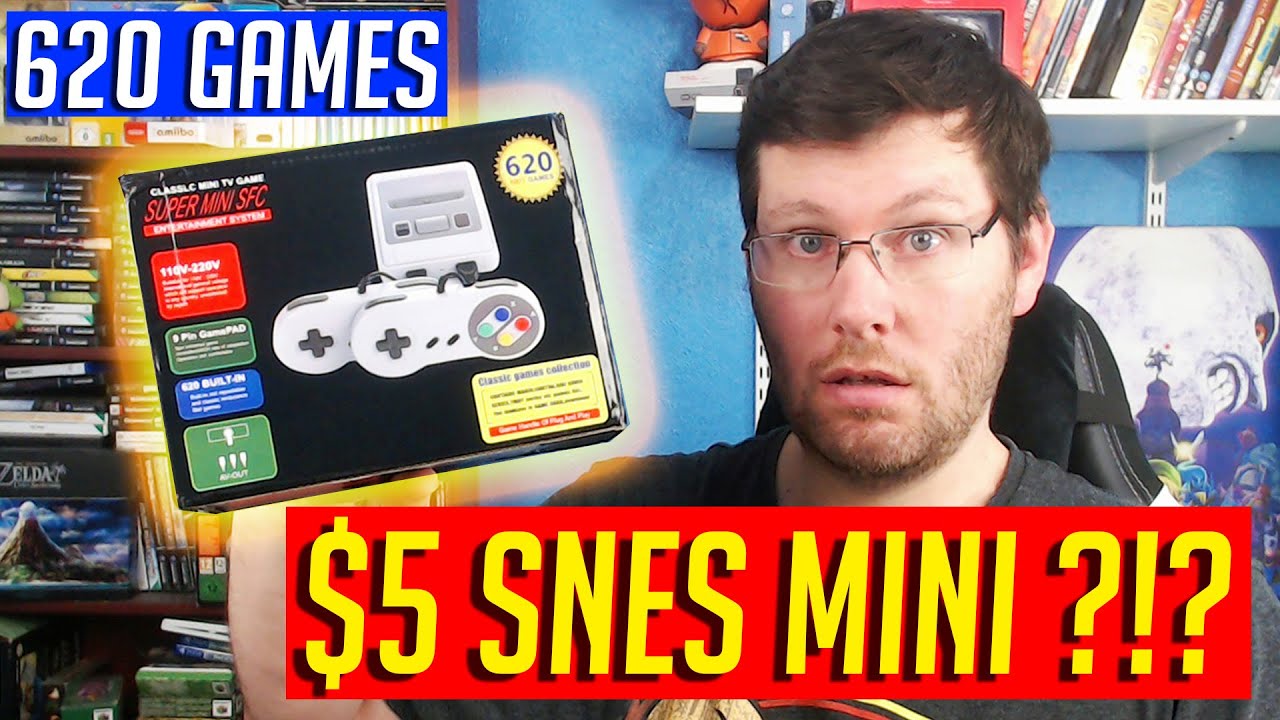 SNES MINI за 5 долларов с 620 играми ?!?