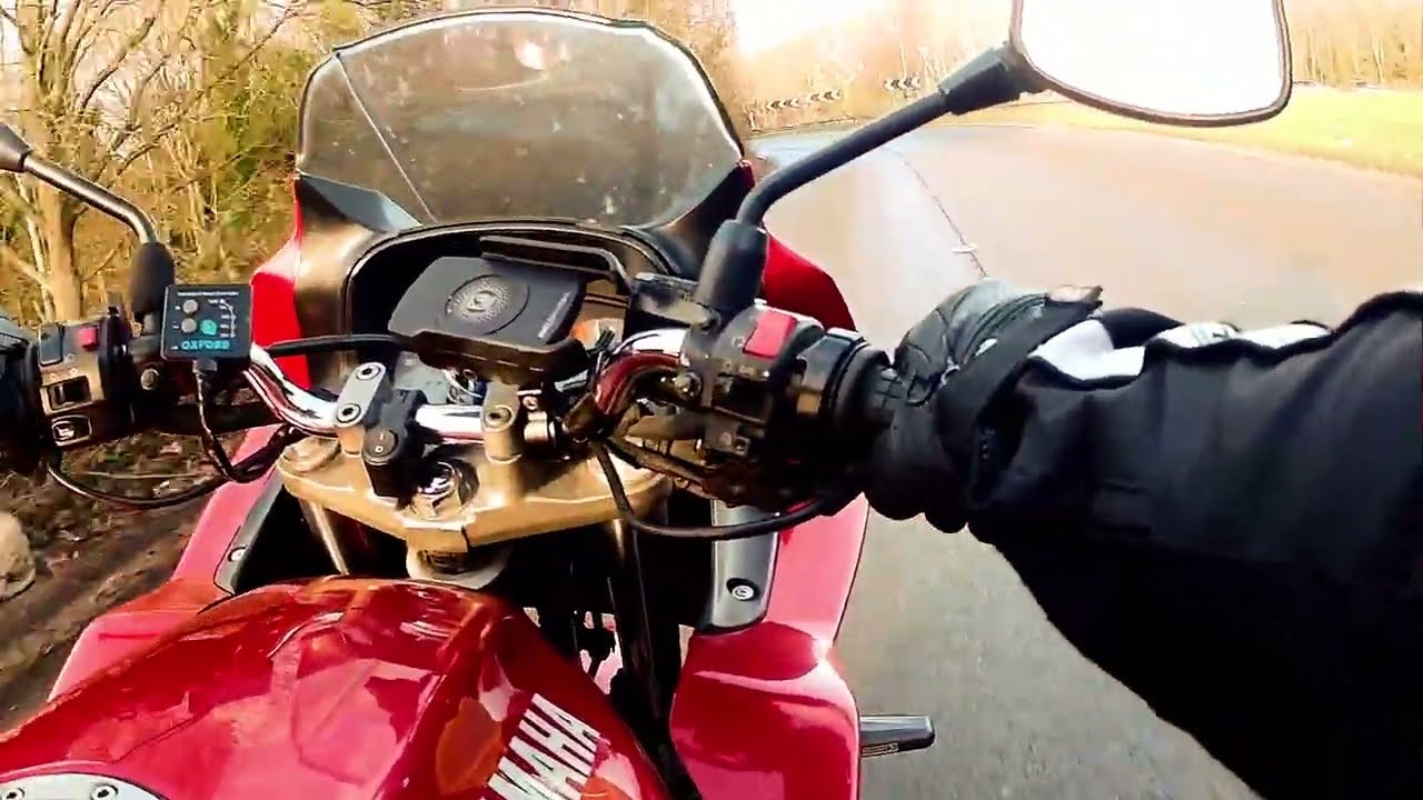 XJ600 acceleration PURE SOUND of a 1998 Yamaha Diversion 🔊🔊🏍️