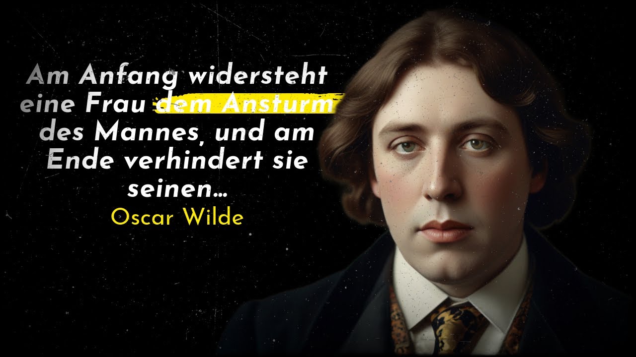 Wildes brillante Zitate &ndash; Satirisch, tiefgr&uuml;ndig und unvergesslich!