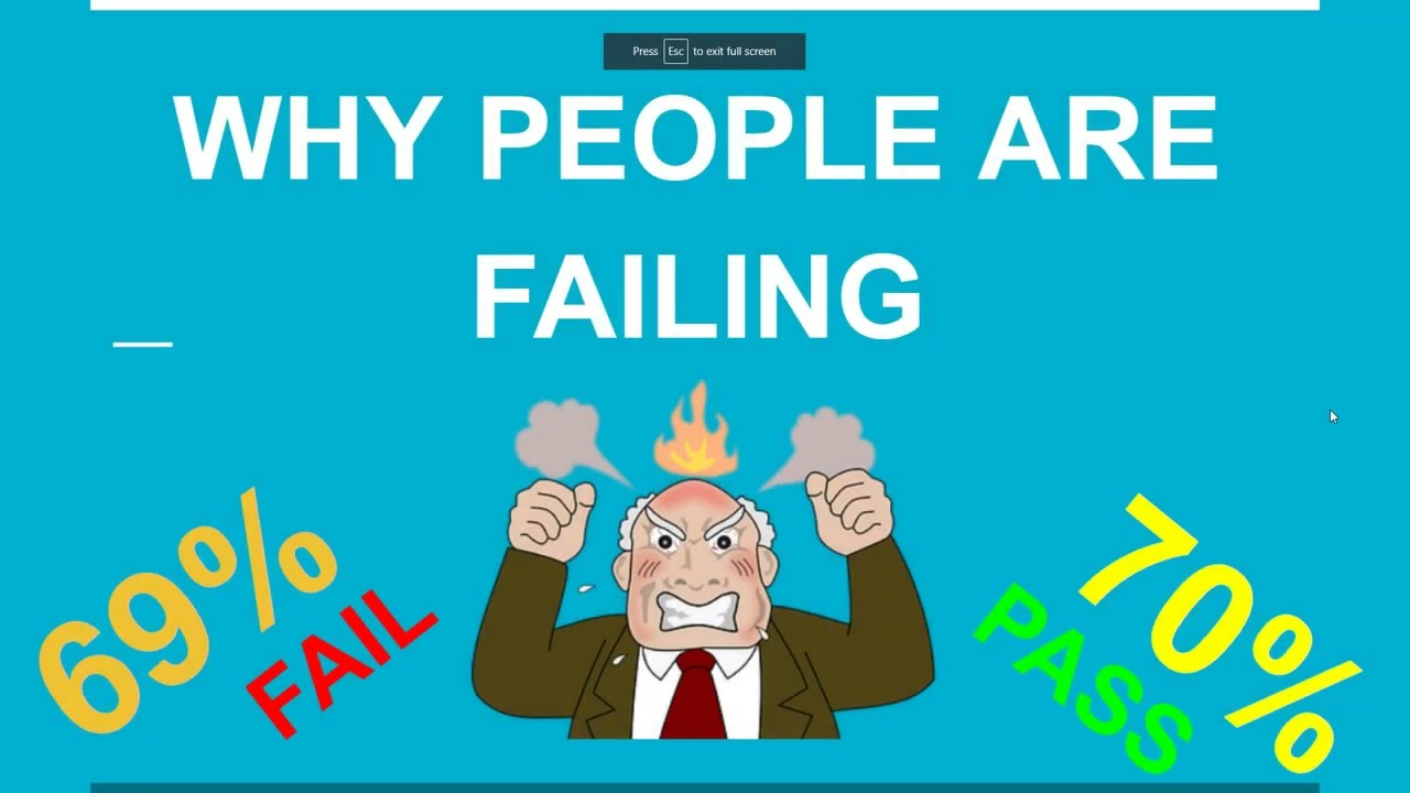 Why People Are Failing The CISSP Exam