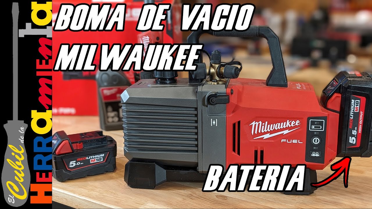 BOMBA DE VACIO SIN CALBES A BATERIA MILWAUKEE M18 FVP5