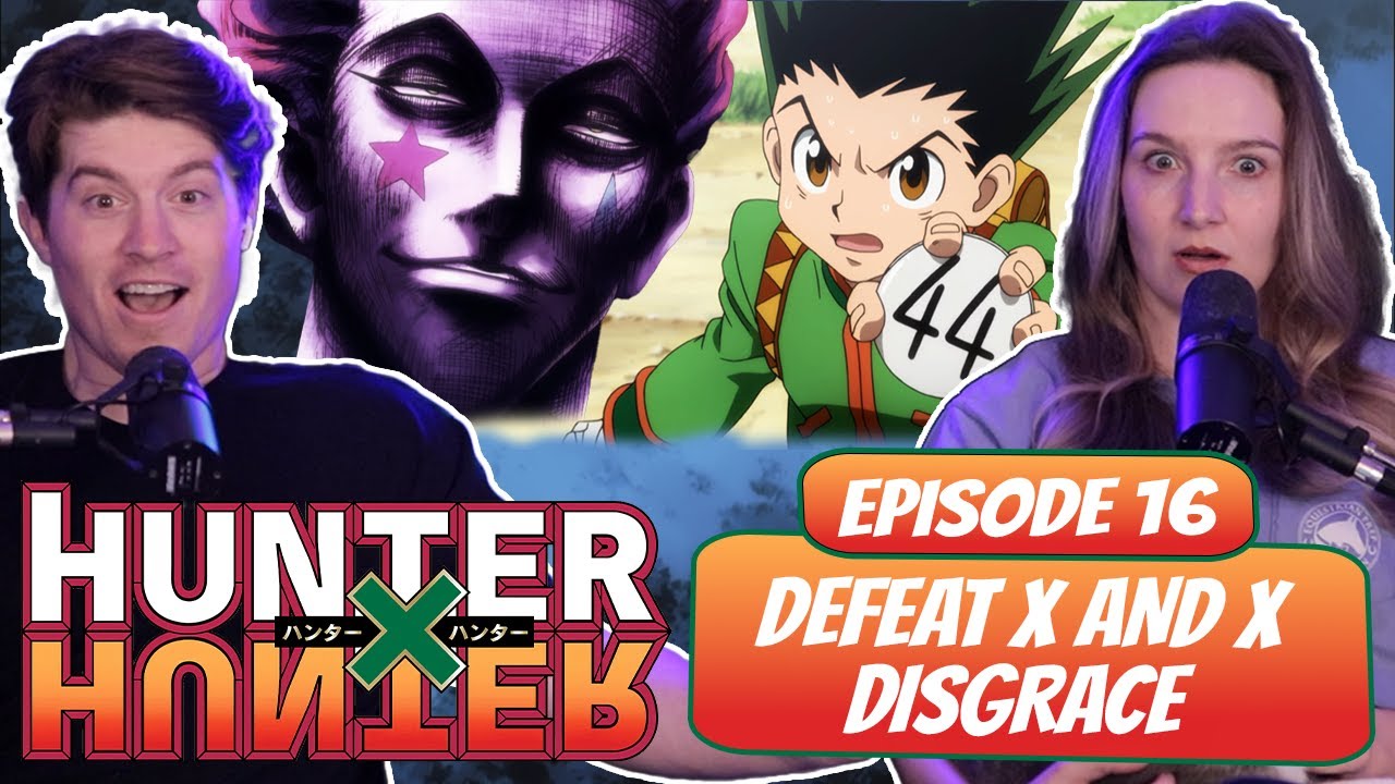 GON STEALS HISOKA'S BADGE! | Hunter x Hunter Married Reaction | Ep 1x16, "Defeat x And x Disgrace"