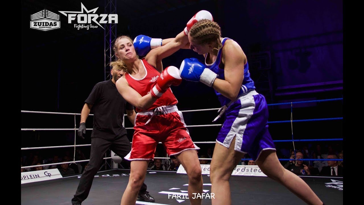 RingsVideo Zuidas Business Boxing 2019 Fleur de Graaf Vs Stefanie de Bruin
