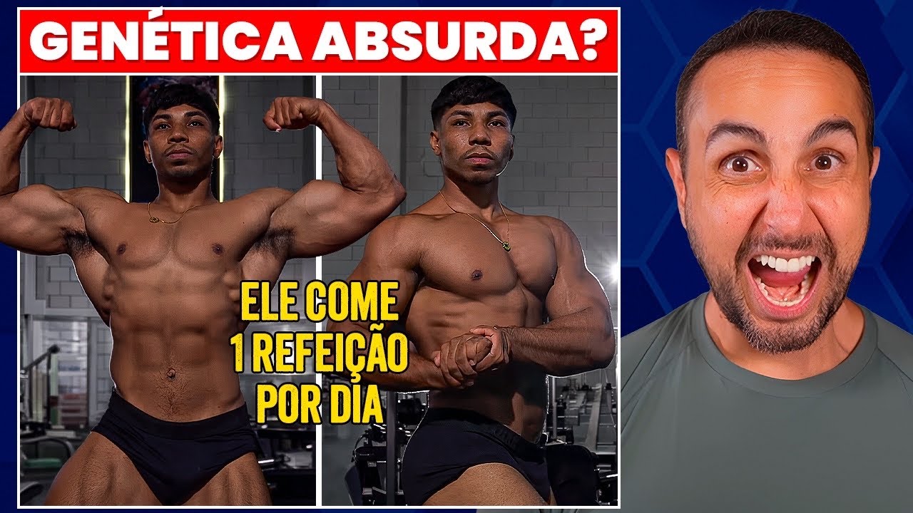 Ele Come 1 Refeição Por Dia… e Tem Esse Shape?! O Caso Jimmy!