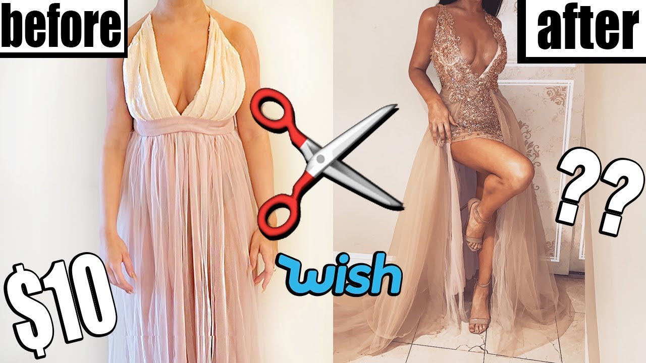 DIY PROM DRESS MAKEOVER!