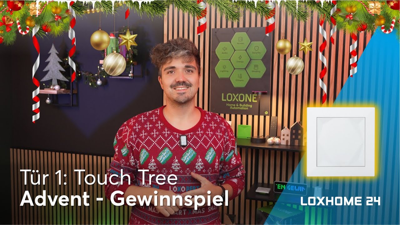 Der wichtigste Taster im Smart Home? Loxone Touch Tree gewinnen | Tag 1 Adventskalender