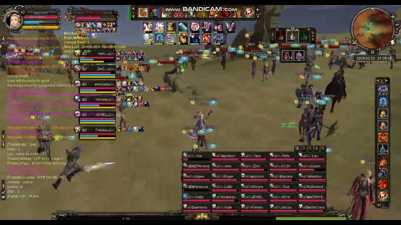 Shaiya PH - alyssum (mage lv60) Massive PVP at DD2