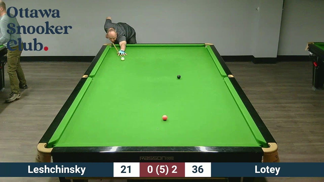 Ottawa Snooker Club - Club Match Leo Leshchinsky vs Indi Lotey
