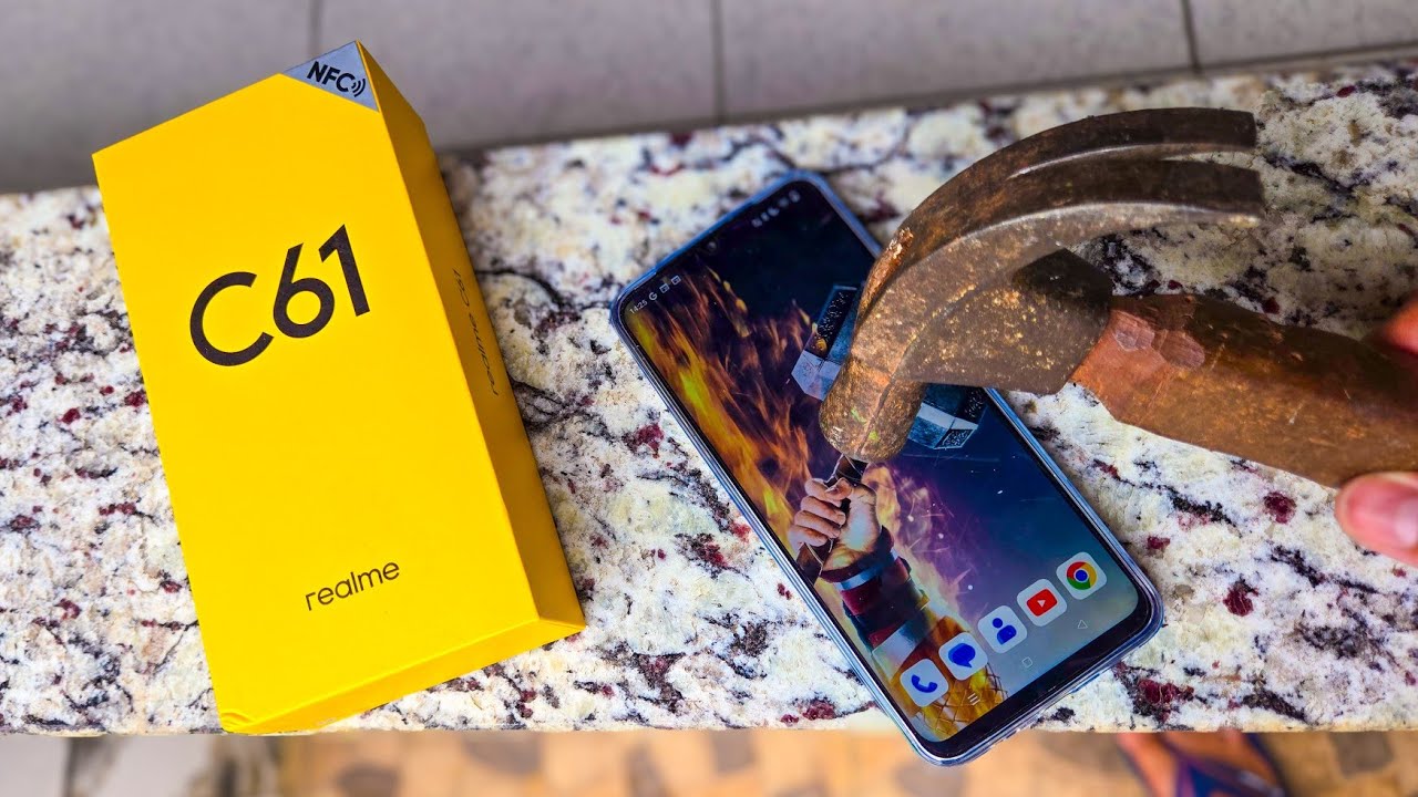 O NOVO realme C61 É ABSOLUTO NA RESISTÊNCIA!