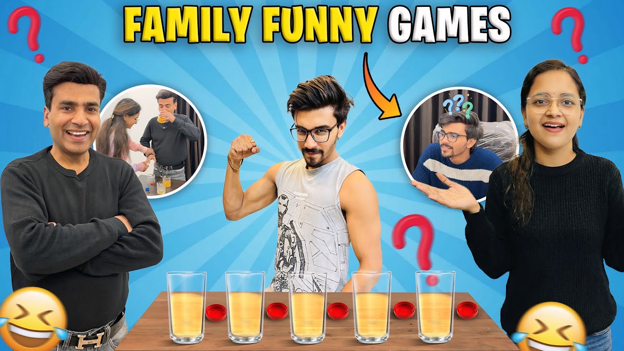 Family funny games |vlog-43 | Anant ka dimag hil gaya game khelkar 😆| himanshu&parul 