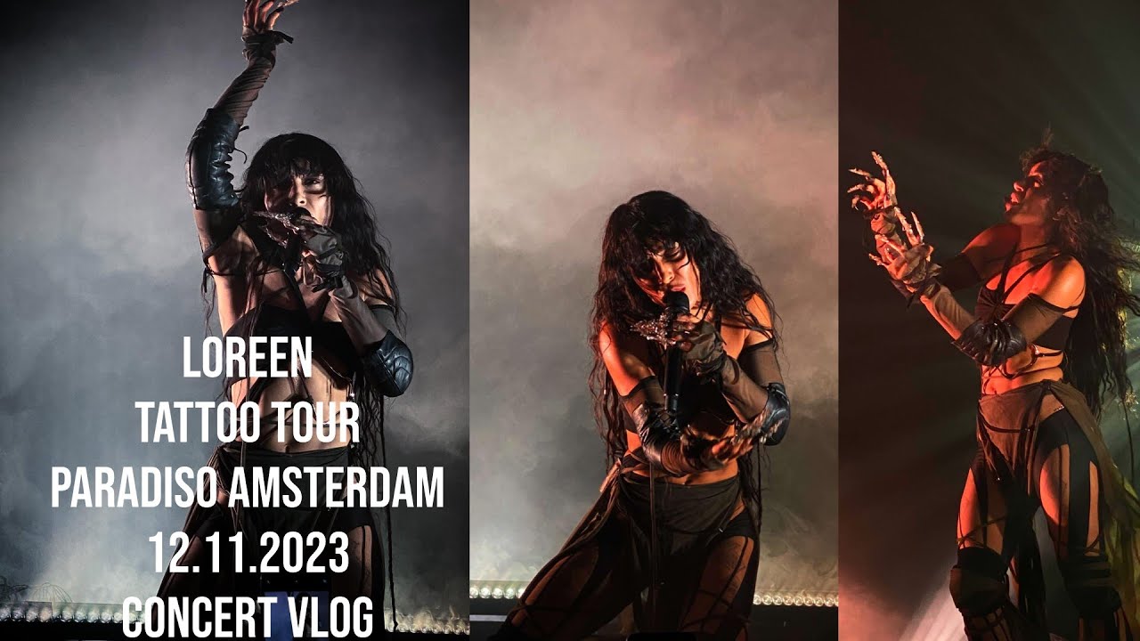 BESTE SMALL VENUE SHOW OOIT? // LOREEN TATTOO TOUR AMSTERDAM PARADISO CONCERT VLOG 12.11.2023
