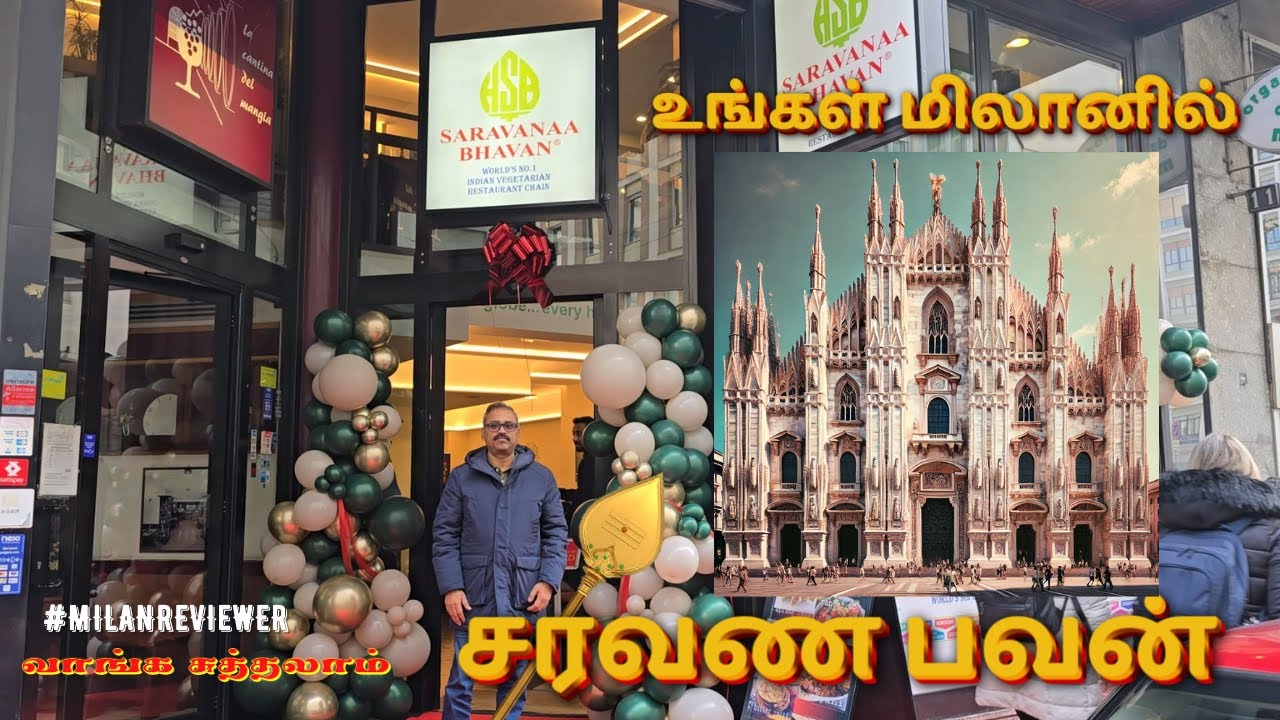Saravana Bhavan South Indian Restaurant in Milan, Italy | #164
