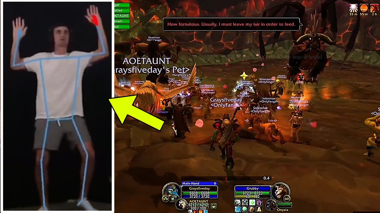 Onyxia (hardcore) Motion Capture pov