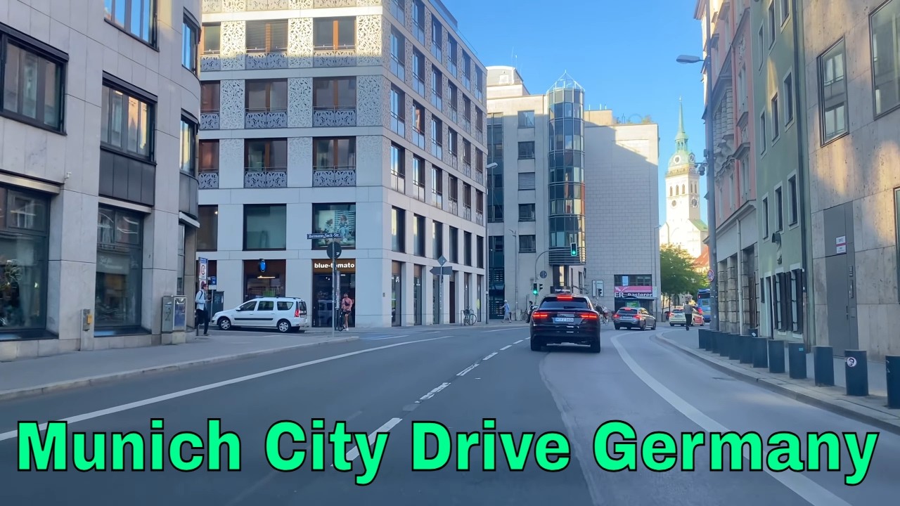 Driving in Munich, Germany | Dashcam City Tour 4K
