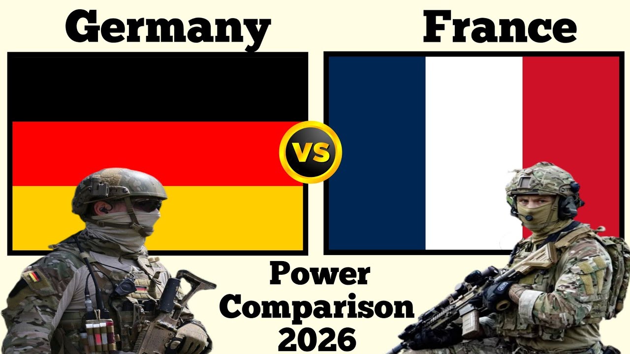 Germany vs France Military Power Comparison 2026 | France vs Germany Military Power 2026