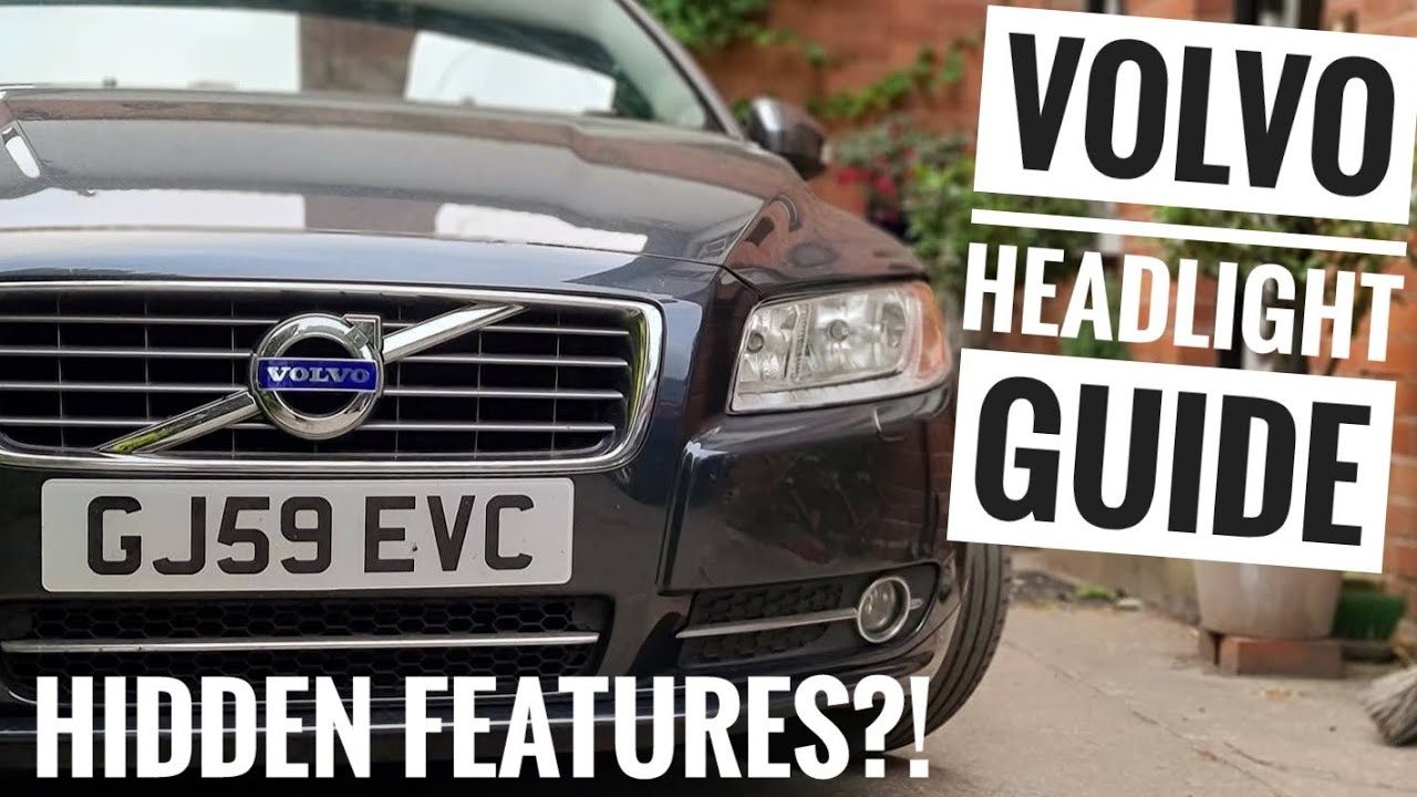 Volvo Headlight Tips, Tricks and hidden features!! - P3 S80 / S60 / V60 / V70 / XC70