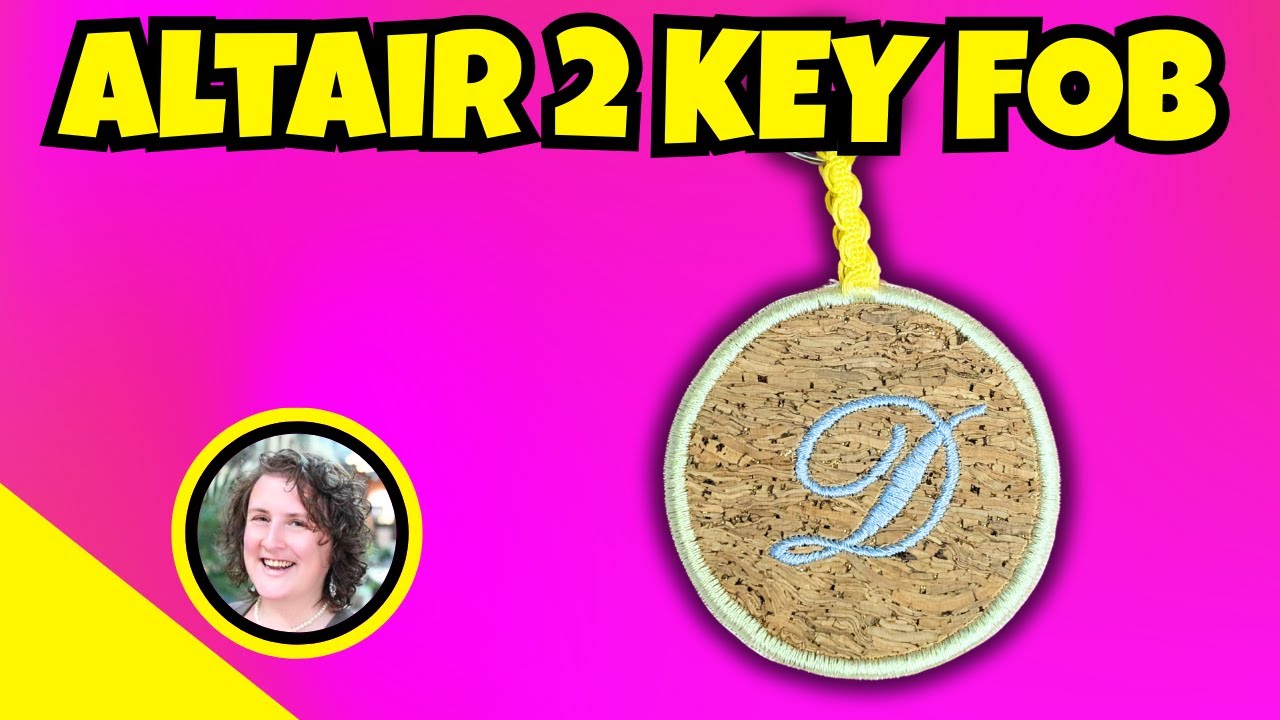How to Sew a Key Fob | Baby Lock Altair Embroidery Tutorial for Beginners with Faodail Creation