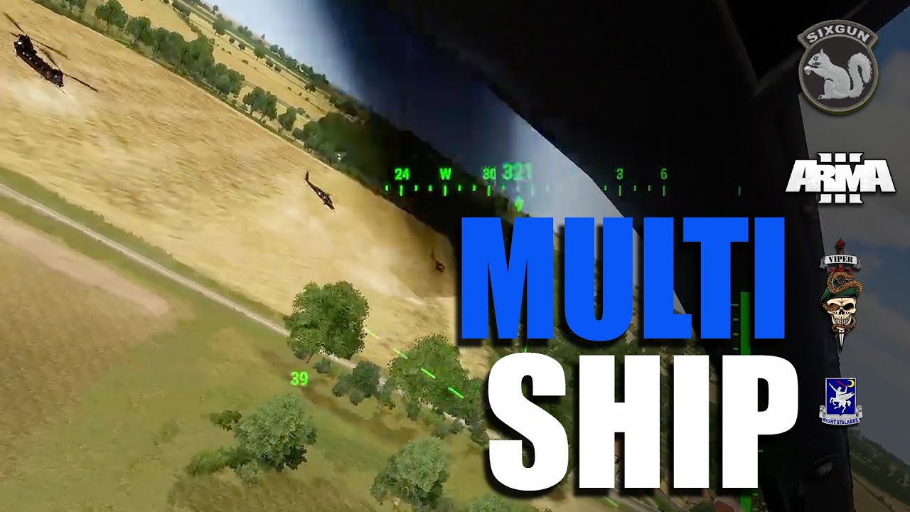 Multi-Ship: Arma 3 Formation Landing Training