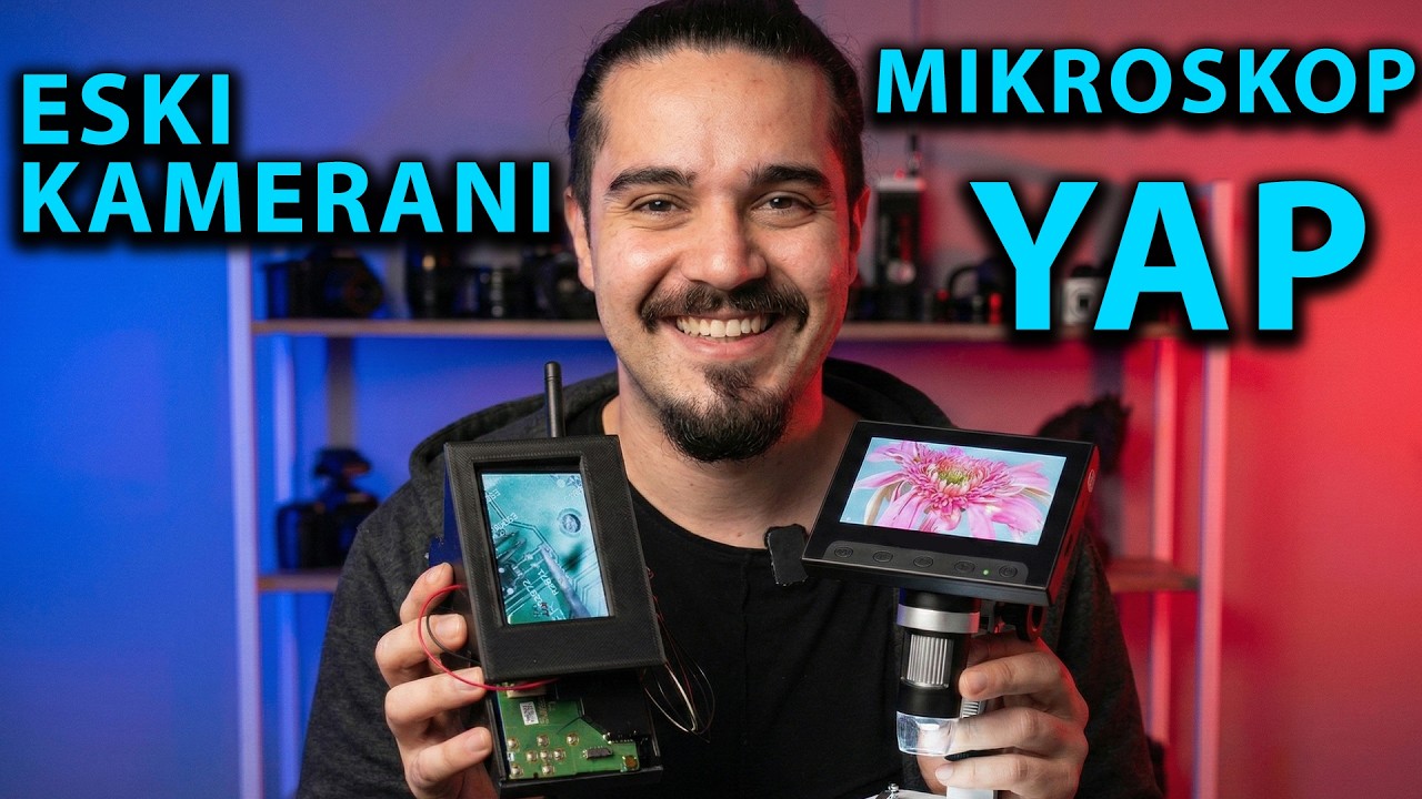 Çöpe Atılacak Kamerayı Elektronik Mikroskobuna Dönüştürdüm
