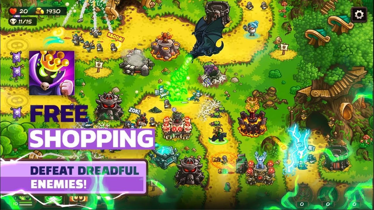 แจกเกมโปร Kingdom Rush Vengeance  mod apk ล่าสุด
