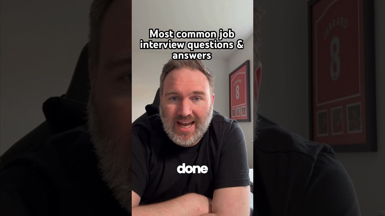 Most common job interview questions and answers