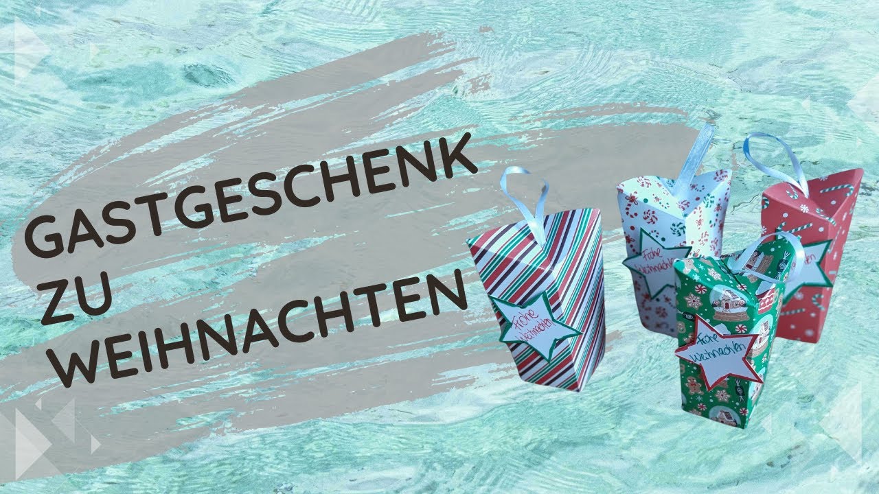 weihnachtliches Gästegoodie basteln | Verpackung Ruck Zuck | Christmas | guest goodies