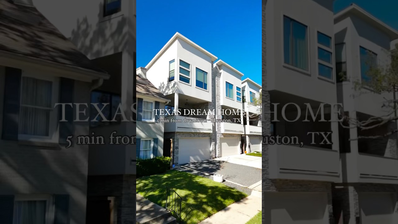 Town houses in downtown Houston Texas 