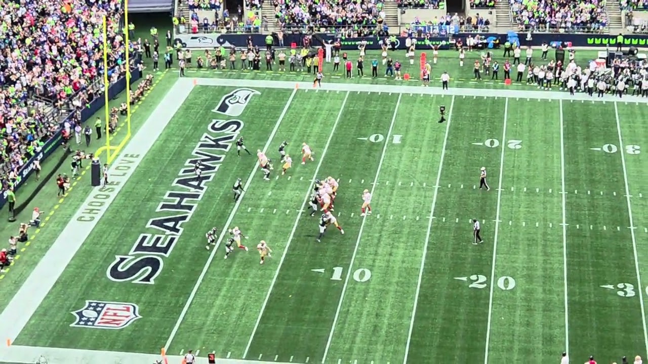 Brock Purdy TD Pass to Jake Tonges vs Seahawks 