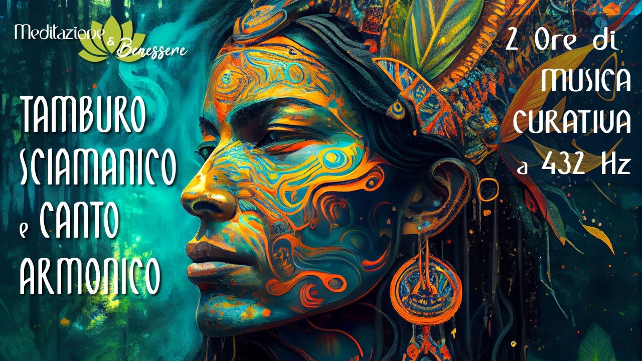 Tamburo Sciamanico e Canto Armonico Tibetano 432 Hz | Equilibrio e Pulizia Energie Musica Sciamanica