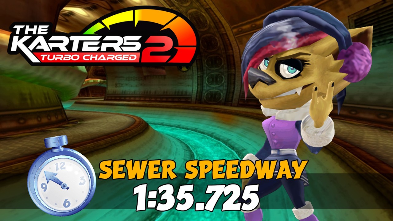The Karters 2 | CTR Sewer Speedway | 1:35.725 (PB)