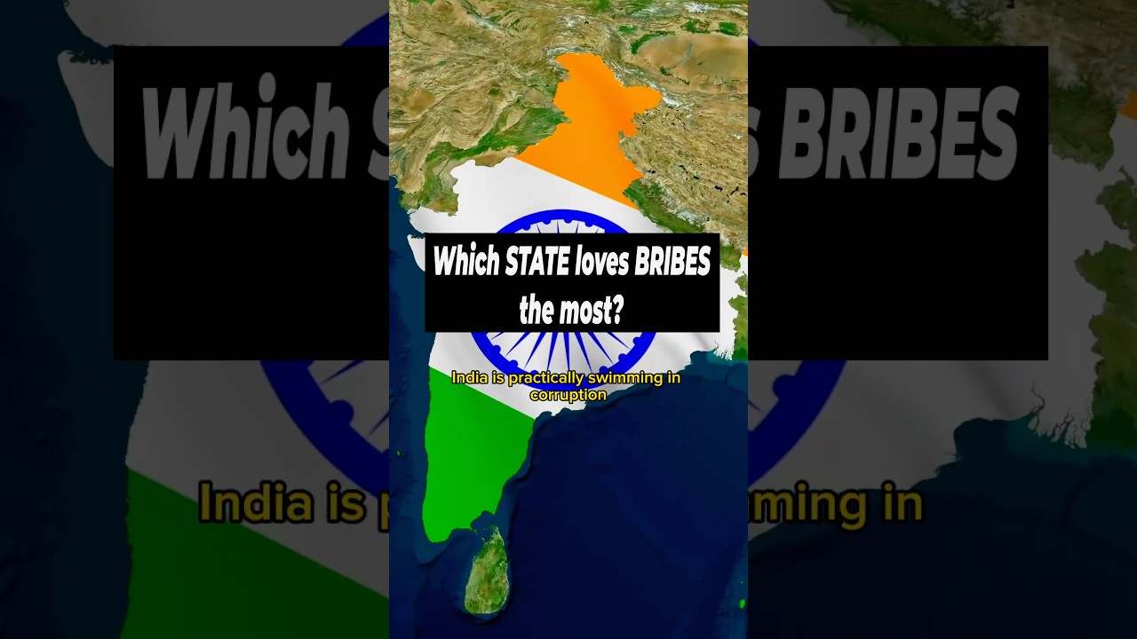 Which state has the most corruption in India? #india #karnataka #haryana #kerala #rajasthan
