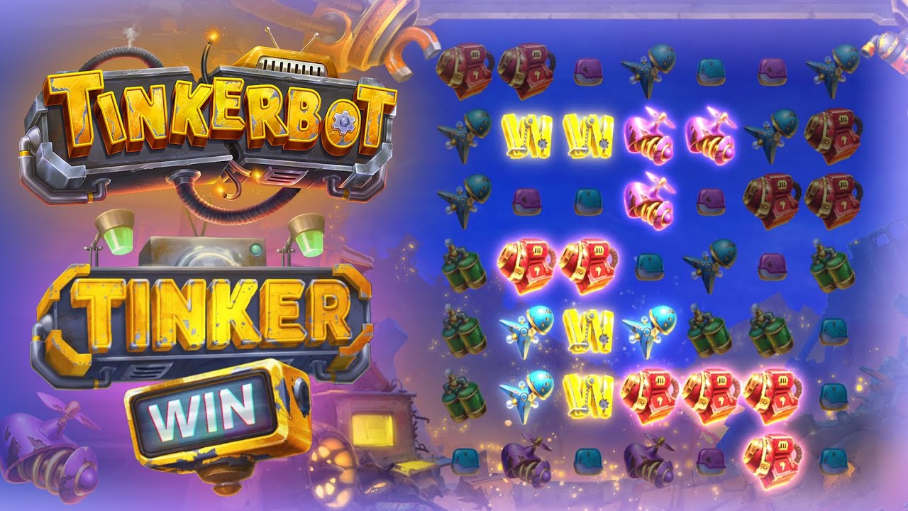 🔧 Tinkerbot Slot by ELK Studios / New Slot / Super Bonus Gameplay / Tinker Win / Demo