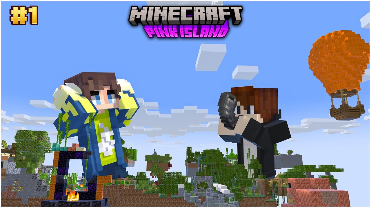 Minecraft Pink Island Survival | Minecraft In Telugu | The Music Boy