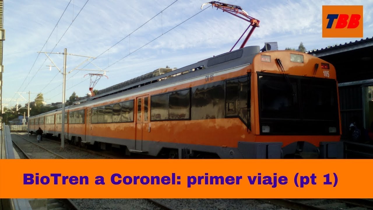Biotren a Coronel // Primer tren en servicio de pasajeros (parte 1)