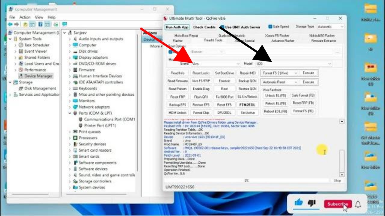 Vivo u 20 unlock umt