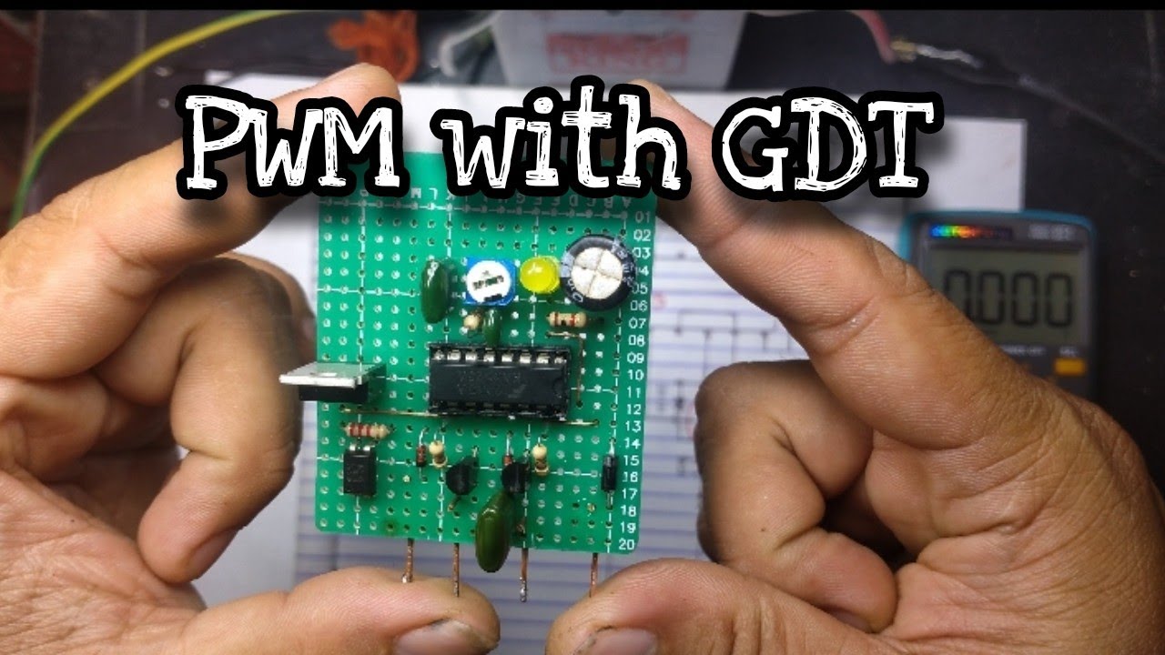 PWM with GDT testing #diy #pwm
