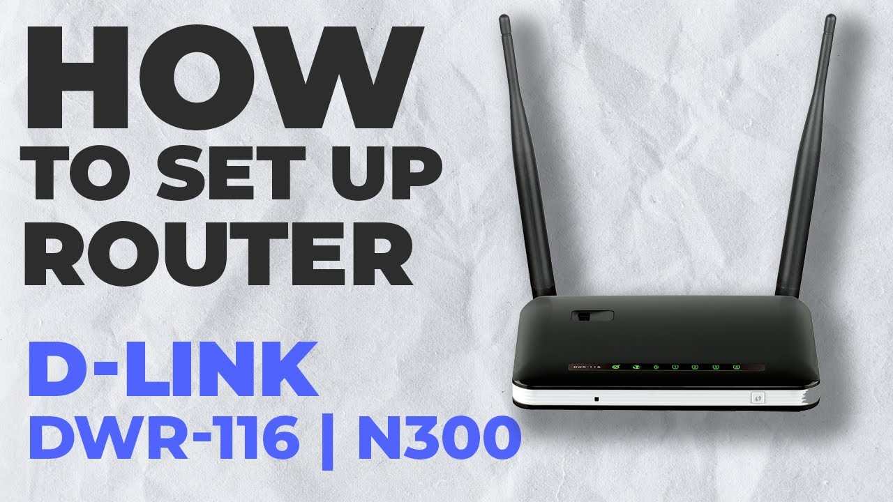 ✅ Как настроить D-LINK DWR-116 | Как настроить WiFi-маршрутизатор D-Link N300 DWR-116