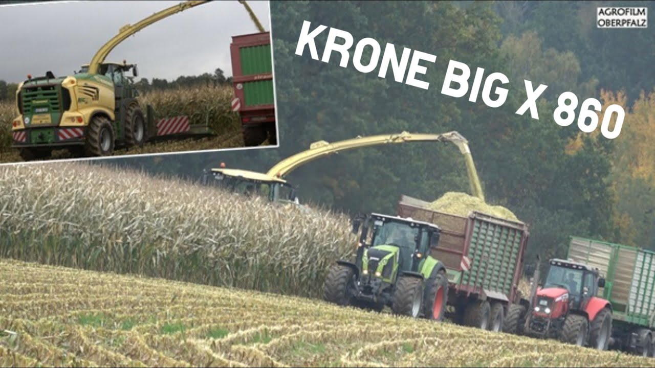 LU Bücherl testet den neuen Krone Big X 860 - Maishäckseln 2025
