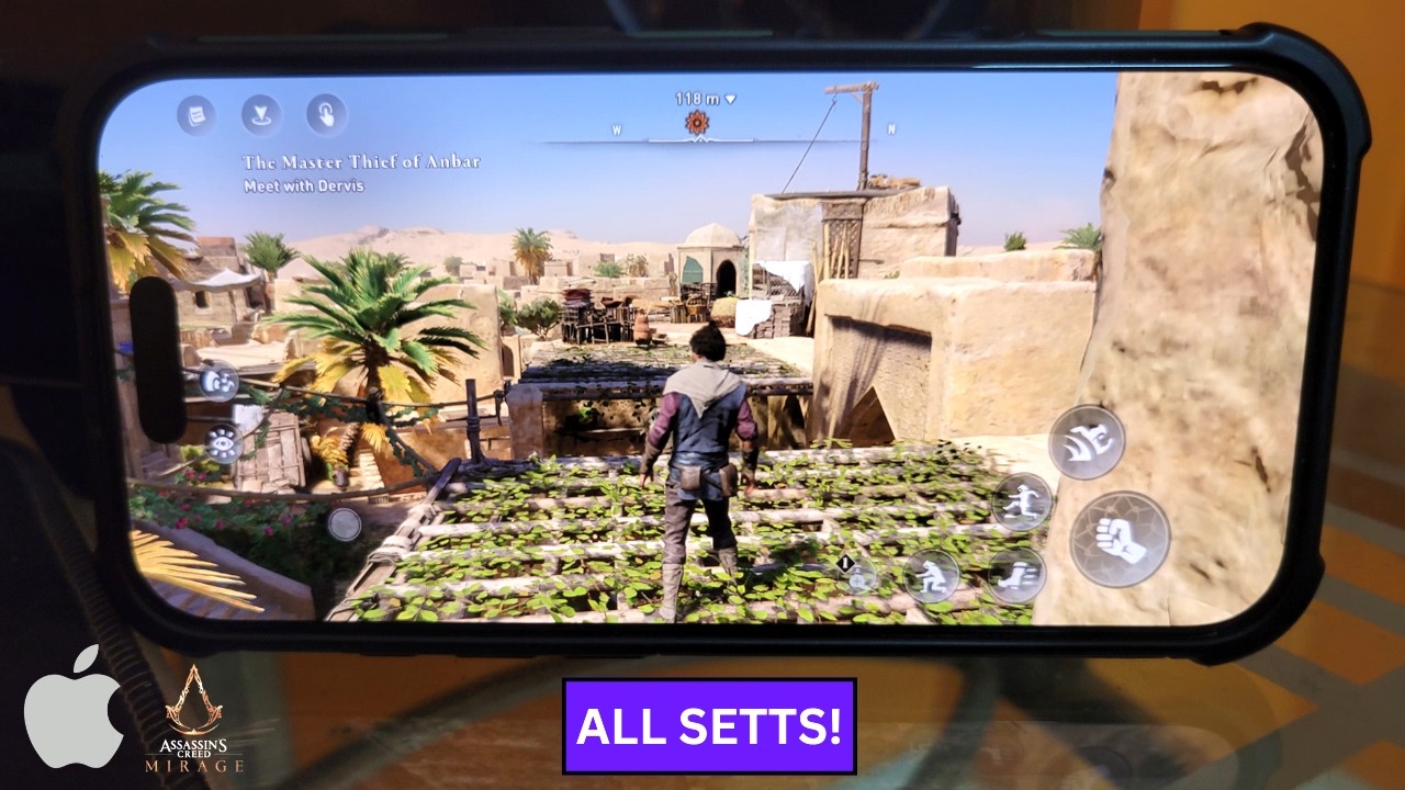 Assassin's Creed Mirage On IPhone 17😍 | All Settings Tested!