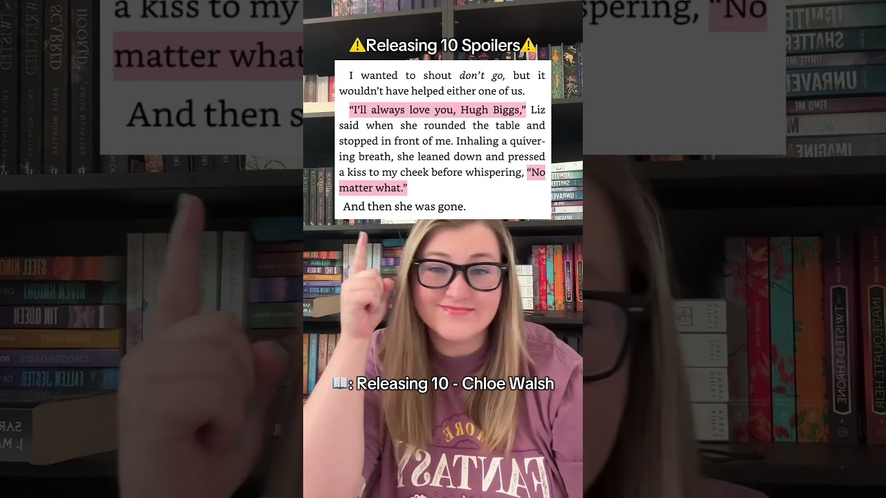 📖: Releasing 10 - Chloe Walsh #booktube #bookrecommendations #boysoftommen #releasing10
