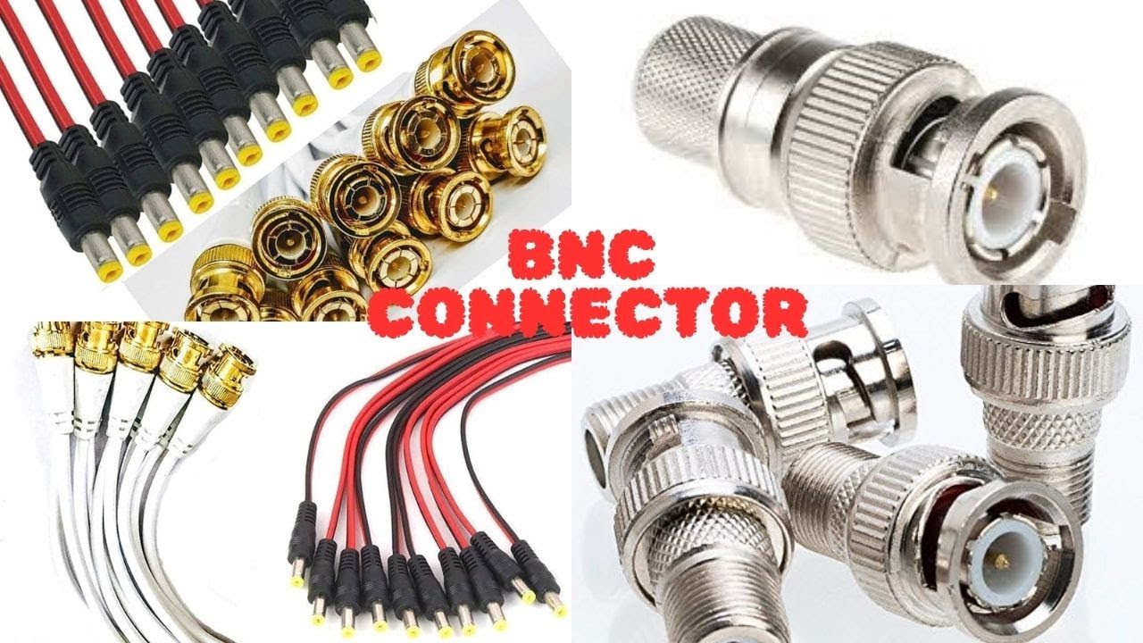 bnc soket bağlantısı ve güç kaynağı bağlantısı