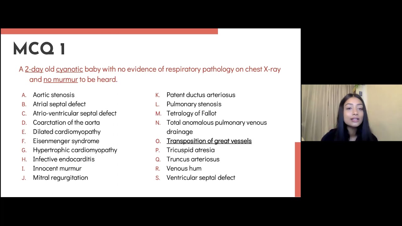 Y4C Paeds Revision Lecture 2021: Cardiology