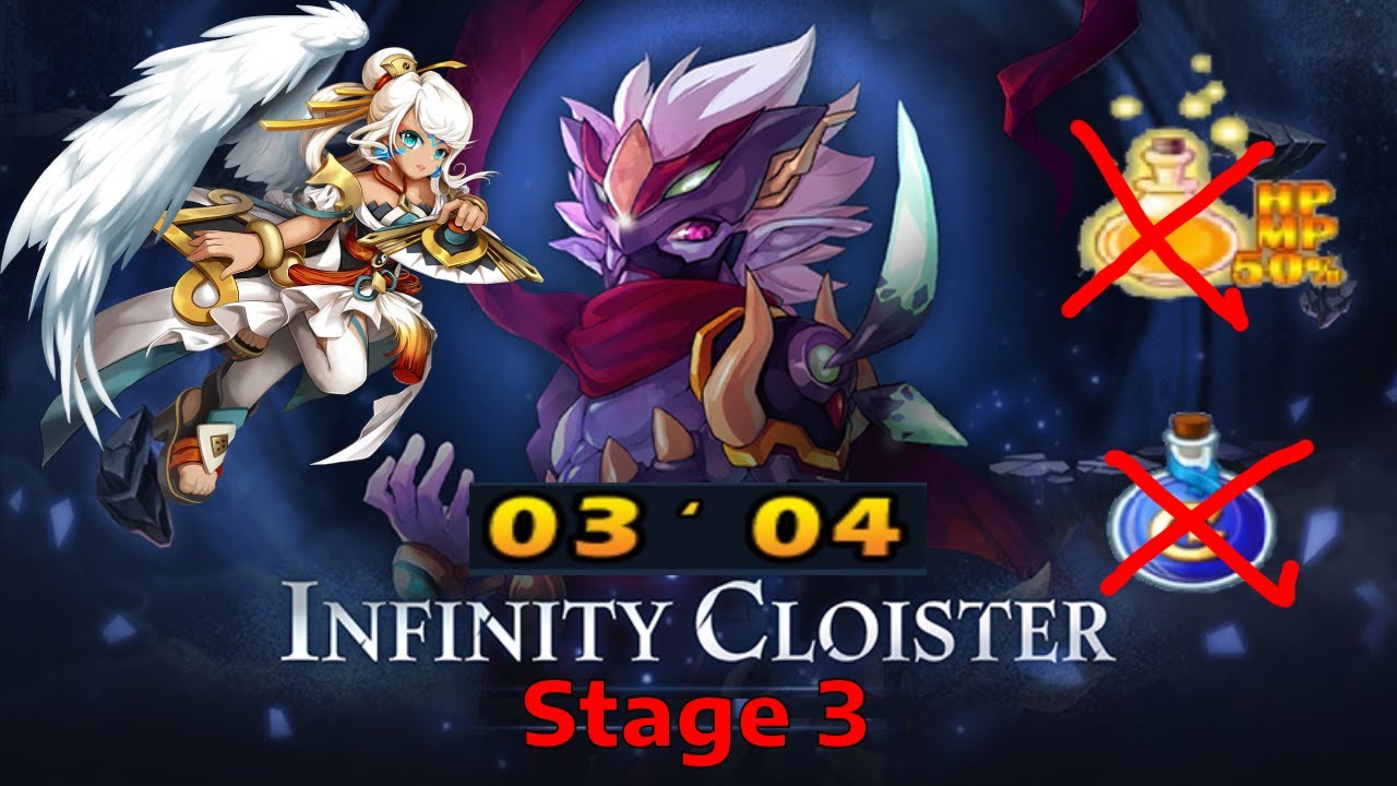 Rin (Light) - Infinity Cloister Stage 3 (no potions) - Grand Chase Classic