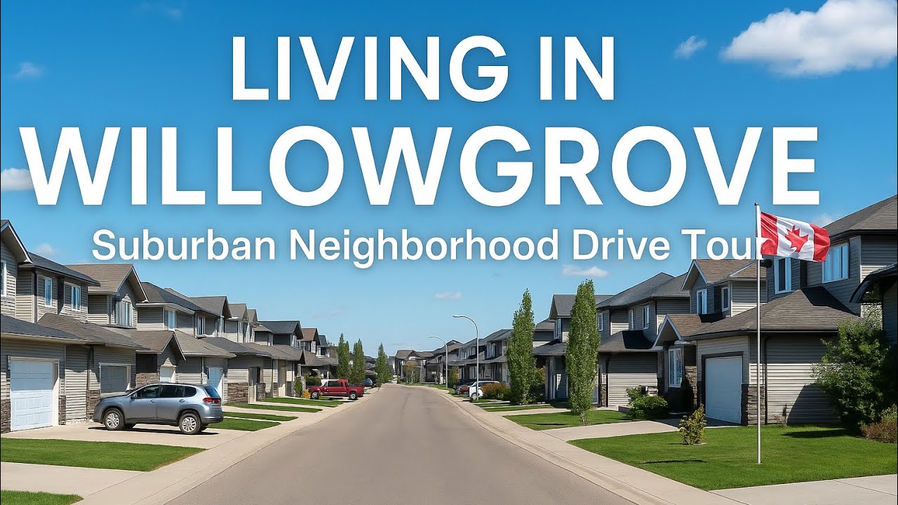 Living in Willowgrove Saskatoon &ndash; Family-Friendly Suburban Drive Tour