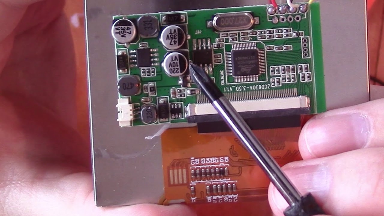 5volt Mod for cheap composite backup camera screens GBZ