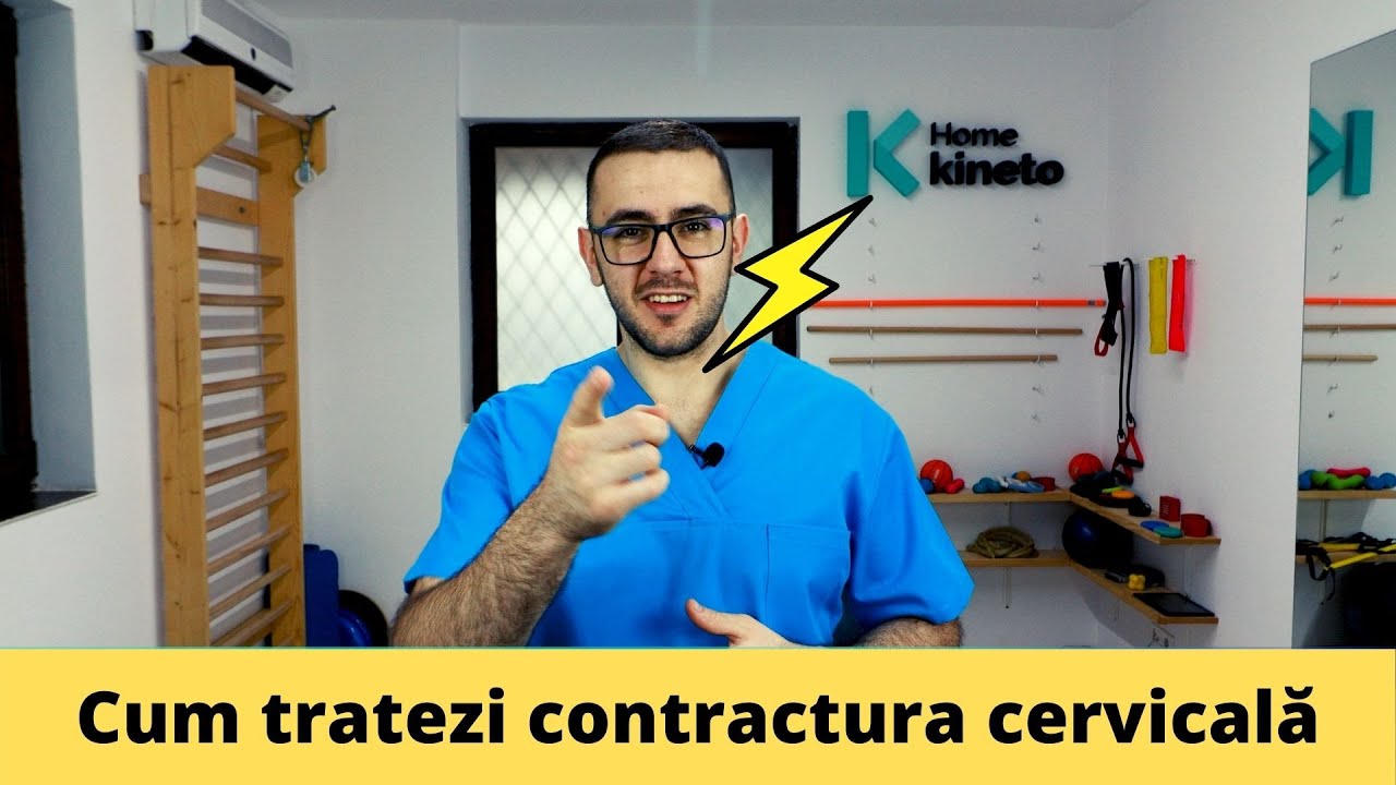 Cum poți trata contractura musculară cervicală/ gâtul înțepenit. Kinetoterapie