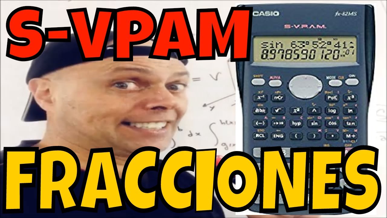 OPERACIONES CON FRACCIONES en la calculadora Fx 82, 95, 570 MS y similares DE CASIO o clones !!!