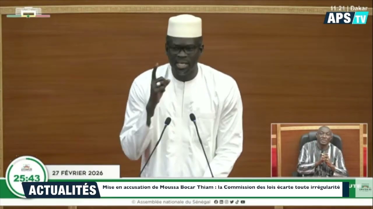 Mise en accusation de Moussa Bocar Thiam : la Commission des lois écarte toute irrégularité