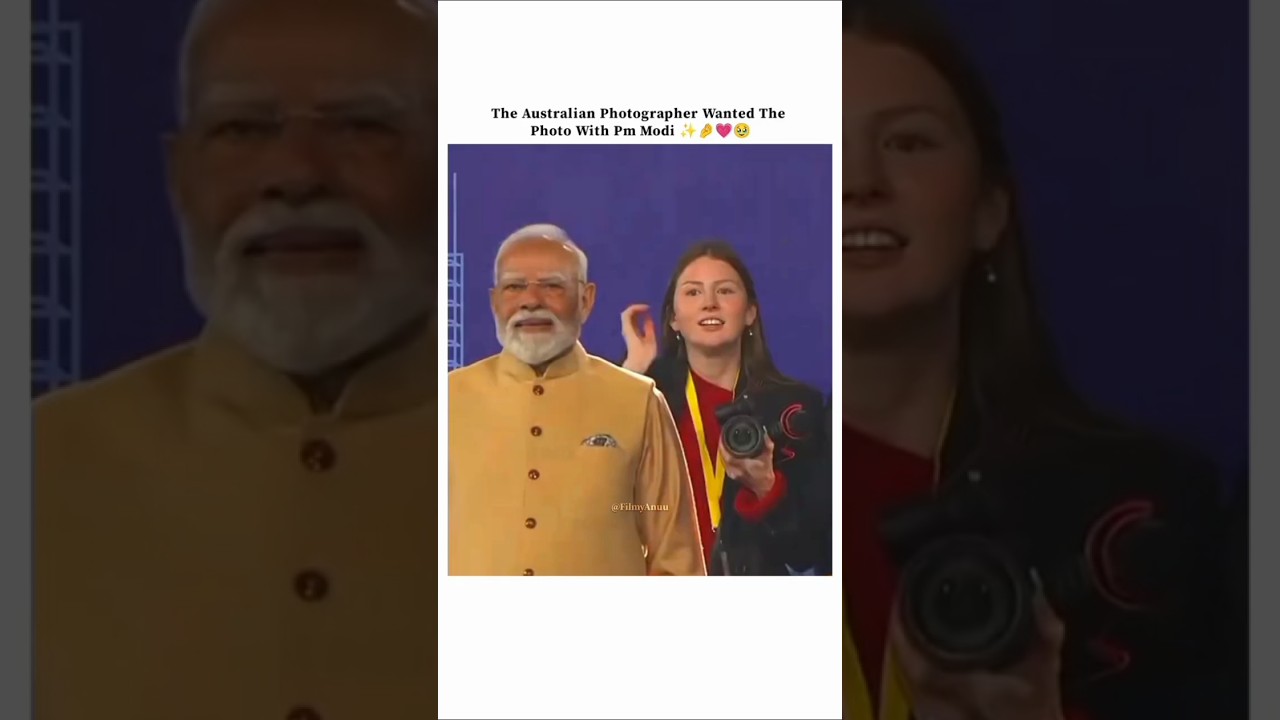 Modi ji Fan moment ✨🤌🏻💗 #rashmikamandanna #modi #shorts #shortsfeed #viral