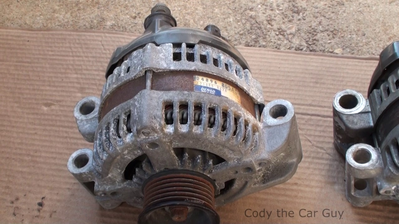Dodge Magnum, Charger, challenger, chrysler 300 3.5 Alternator replacement